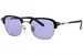 Mont Blanc MB0390S Sunglasses Men's Square Shape - Gold/Blue Glass Lenses-002