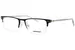 Mont Blanc MB0468O Eyeglasses Men's Full Rim Rectangle Shape - Black/Gold-002