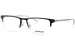 Mont Blanc MB0468O Eyeglasses Men's Full Rim Rectangle Shape - Black/Silver-001