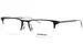Mont Blanc MB0468O Eyeglasses Men's Full Rim Rectangle Shape - Blue Ruthenium-003