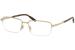 Mont Blanc Men's Eyeglasses MB0020O MB/0020/O Half Rim Optical Frame