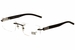 Mont Blanc Men's Eyeglasses MB0382 MB/0382 Rimless Optical Frame