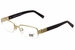 Mont Blanc Men's Eyeglasses MB0444 MB/0444 Half Rim Optical Frame