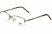 Mont Blanc Men's Eyeglasses MB440 MB/440 Half Rim Optical Frame