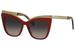 Moschino Women's MOS/009/S MOS/009/S Fashion Cat Eye Sunglasses