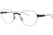Mykita Selby Eyeglasses Men's Full Rim Oval Shape - Silver/Indigo Clear-271
