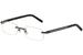 Nautica Men's Eyeglasses N6369 N/6369 Rimless Optical Frame