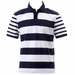 Nautica Men's Heirloom Bold Stripe Short Sleeve Cotton Polo Shirt