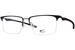 Nike 4318 Eyeglasses Men's Semi Rim Rectangle Shape