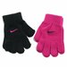 Nike Girl's Everyday Solid Knit 2-Pack Gloves