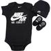 Nike Infant Boy's Air Force 1 Puff Logo 3-Piece Set (Hat, OneZ & Booties)