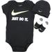 Nike Infant Boy's Just Do It Swoosh 3-Piece Set (Hat, OneZ & Booties)