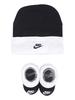 Nike Infant Boy's Swoosh Logo 2-Piece Hat & Booties Set