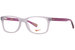 Nike Kids Youth Eyeglasses 5538 Full Rim Optical Frame - Wolf Grey/Hyper Violet/Yellow-Logo - 051