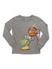 Nike Little Boy's Basketball Robot Long Sleeve Crew Neck T-Shirt