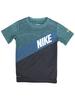 Nike Little Boy's Dri-FIT Sash Logo Short Sleeve Crew Neck T-Shirt