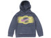 Nike Little Boy's Pullover Hooded Sweatshirt Sport Ball Dri-Fit - Anthracite