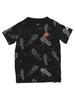 Nike Little Boy's Shoeprint Blueprint Short Sleeve Crew Neck Cotton T-Shirt