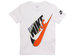 Nike Little Boy's T-Shirt Short Sleeve Crew Neck Split Swoosh