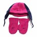 Nike Swoosh Logo Toddler Girl's Fleece Beanie Hat & Mittens Set