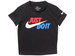 Nike Toddler/Little Boy's T-Shirt Short Sleeve Crew Neck Faux JDI