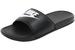 Nike Unisex Benassi Swoosh & Logo Black/White Slide Sandals Shoes