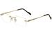 Paul Vosheront Lunettes Women's Eyeglasses PV349 PV/349 Rimless Optical Frame