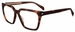 Police VPLG29 Eyeglasses Women's Full Rim Square Shape