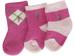 Polo Ralph Lauren Infant Baby Girl's 3-Pack Argyle Terry Crew Socks