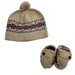 Polo Ralph Lauren Infant Boy's Cotton Fair Isle Knit Hat & Booties Set