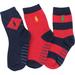 Polo Ralph Lauren Toddler Boy's 3-Pack Rugby Argyle Crew Socks