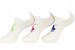Polo Ralph Lauren Women's 3-Pack Pony Logo Double Tab Low Cut Socks