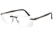 Porsche Design Men's Eyeglasses P'8252 P8252 S2 Rimless Optical Frame