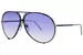 Porsche Design P8478 P'8478 Sunglasses Pilot w/Extra Interchangeable Lenses - Blue/White/Blue Gradient-L573