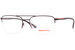 Prada Linea Rossa PS-51MV Eyeglasses Men's Semi Rim Rectangle Shape