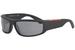 Prada Men's Linea Rossa SPS02U SPS/02/U Fashion Rectangle Wrap Sunglasses