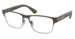 Prada PR 57ZV Eyeglasses Men's Full Rim Pillow Shape