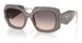 Prada PR B23S Sunglasses Women's Square Shape - Grey/Pink/Grey Gradient-20F70S