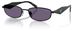 Prada PR D51S Sunglasses Women's Oval Shape - Satin Black/Mora-7AB70W