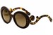 Prada Women's Baroque Wood SPR27R SPR 27R Fashion Sunglasses