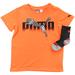 Puma Boy's 2-Piece Gradient Logo Short Sleeve Crew Neck T-Shirt & Sock Set