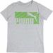 Puma Boy's Logo Short Sleeve Crew Neck Graphic T-Shirt