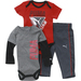 Puma Infant Boy's Forever Faster 3-Piece Newborn Bodysuit & Pant Set