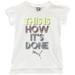 Puma Little Girl's V-Neck This Is How Its Done Short Sleeve T-Shirt