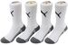 Puma Little Kid/Big Boy's 4-Pairs Moisture Control Crew Sport Socks