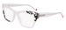 Pure P-7007 Eyeglasses Women's Full Rim Rectangle Shape