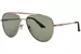 Quay Free-Fall NO-NS-2241 Sunglasses Men's Pilot - Brown/Gold/Polarized Smoke-BRGLD/SMKP