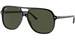Ray Ban Bill RB2198 Sunglasses Square Shape - Black/Green-901/31