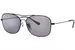 Ray Ban Design RB3799 Sunglasses Rectangle Shape - Black/Polarized Black-002/48