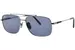 Ray Ban Michael RB8096 Sunglasses Aviator - Silver/Blue-9209R5